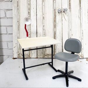 Desk Drafting Table Chair American Girl Doll Lamp